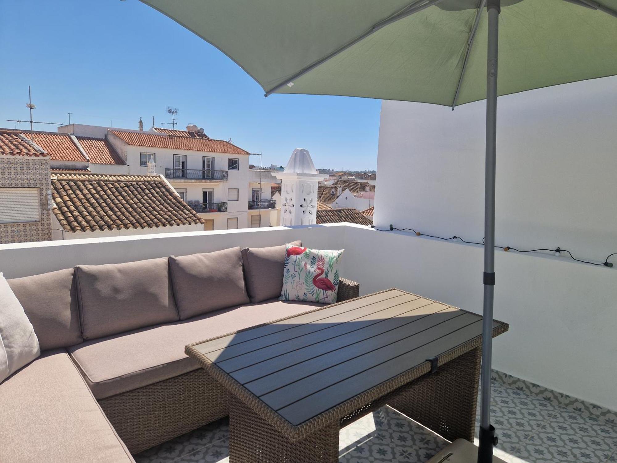House With Private Roof Terrace In Centre Villa Tavira Eksteriør bilde